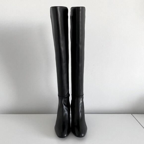 Stuart Weitzman Gillian 60 Over The Knee Leather Boot Size 38.5 / US 8 - Picture 6 of 12